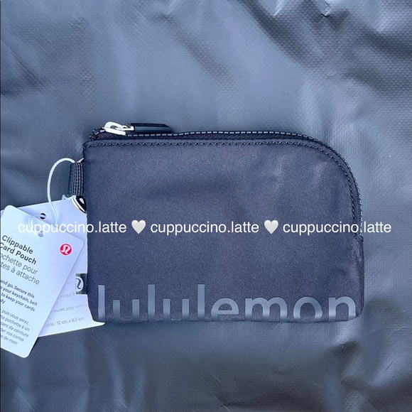 🖤NWT🖤Lululemon Athletica ‘Clippable Card Pouch’ Wallet in Black - Picture 5 of 12